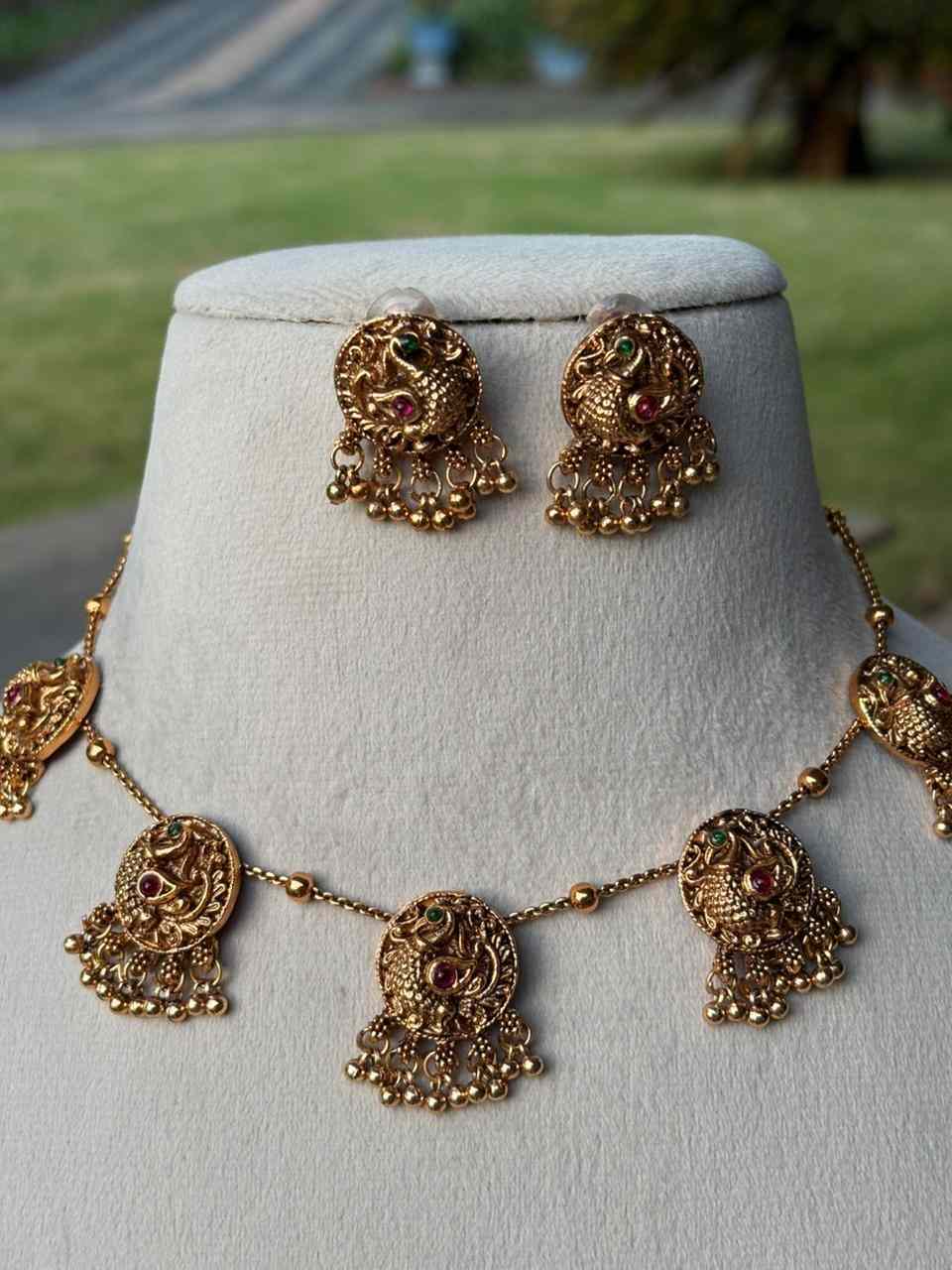 N0142 Peacock Necklace