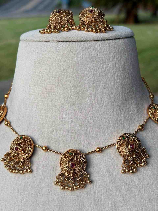 N0142 Peacock Necklace