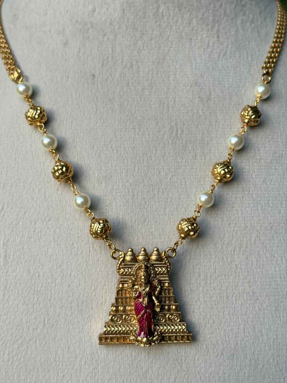 N0034 Middle length Gopuram Meenakshi Chain