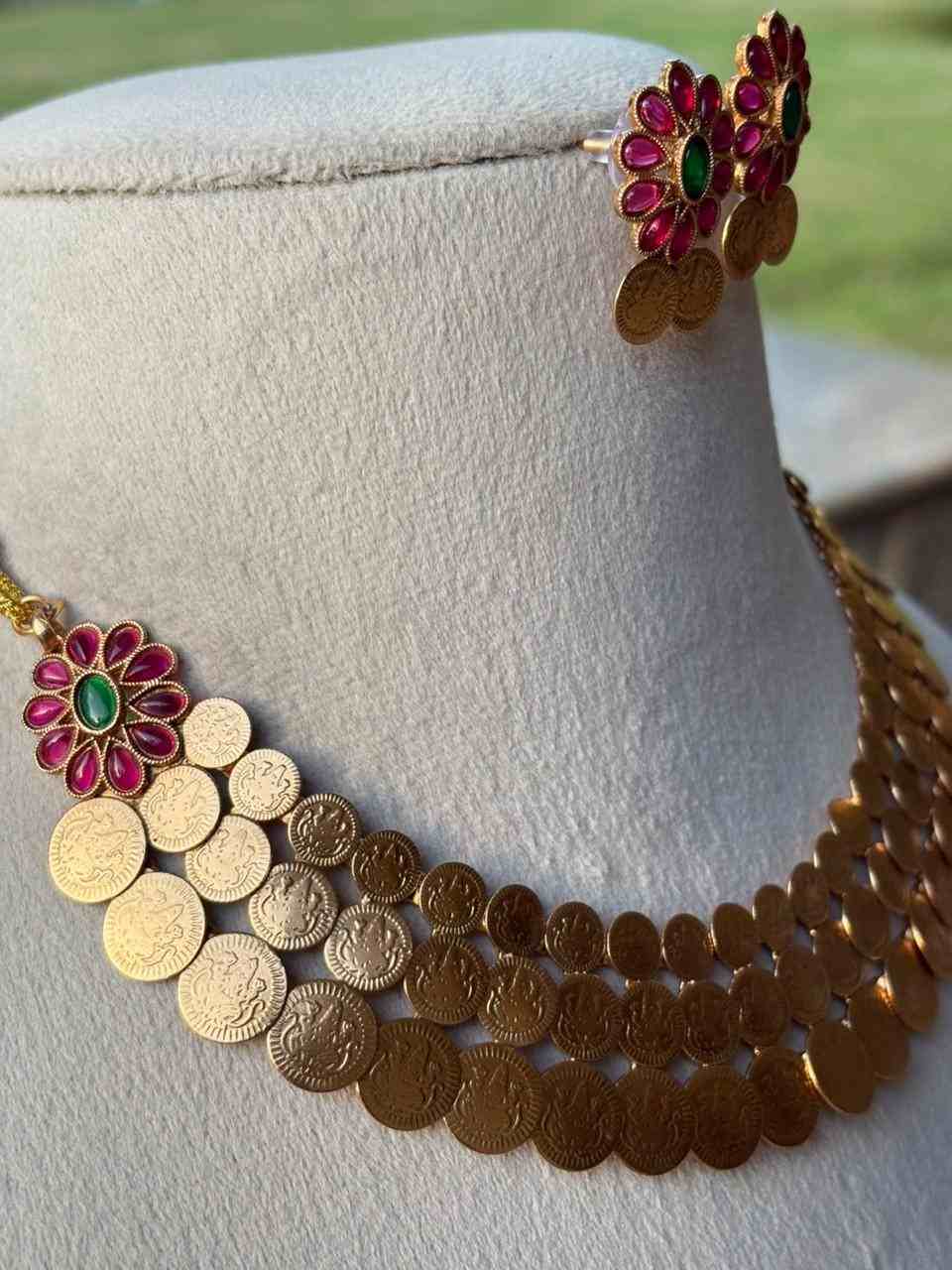N0282 Three Layer Coin Necklace