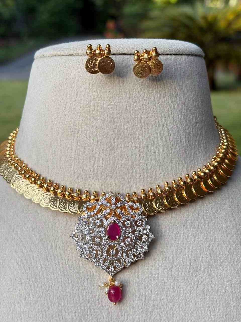 N0046 Traditional Kasu with Modern pendent