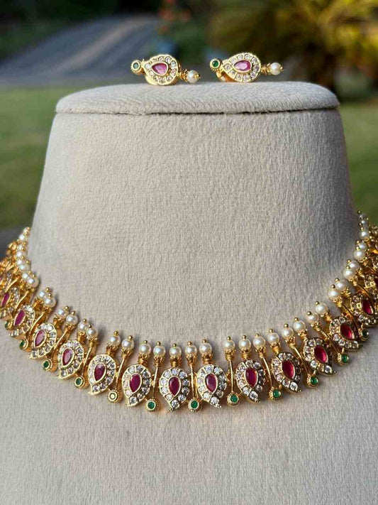 N0048 Traditional Stone Maga Necklace