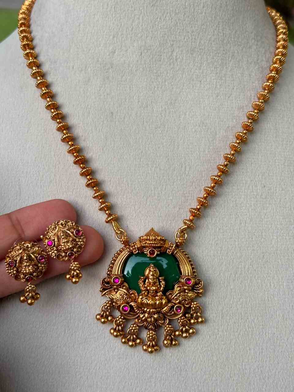 H0080 Lakshmi Middle Length enamel Haram