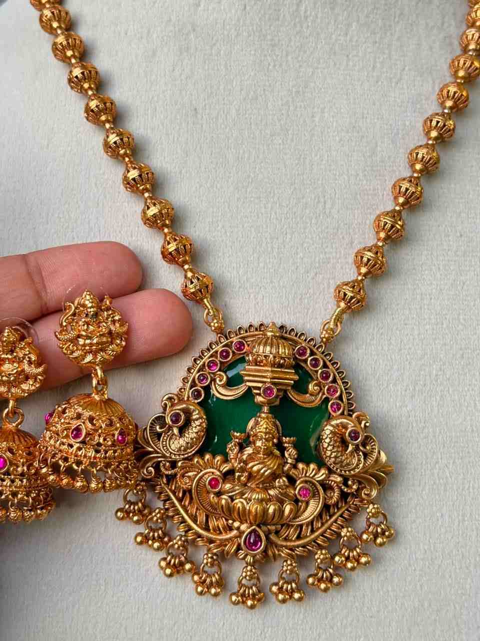H0079 Lakshmi Middle Length enamel Haram
