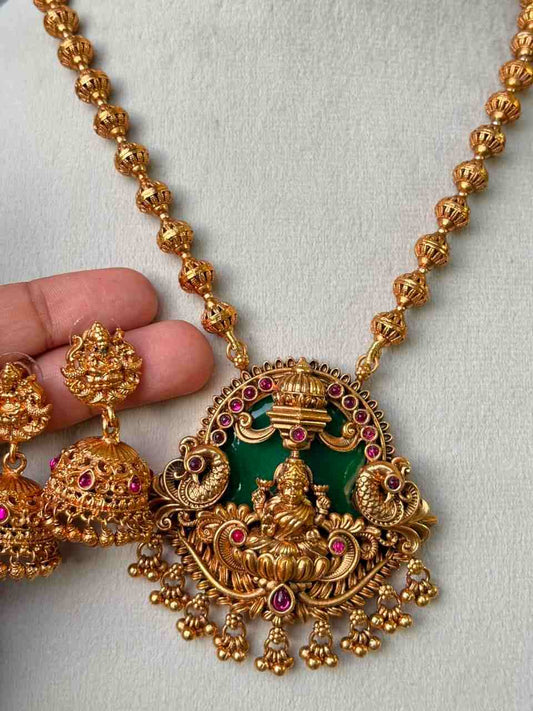 H0079 Lakshmi Middle Length enamel Haram