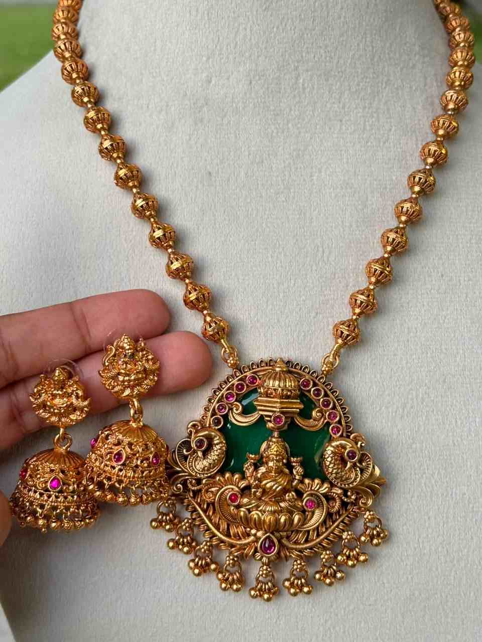 H0079 Lakshmi Middle Length enamel Haram