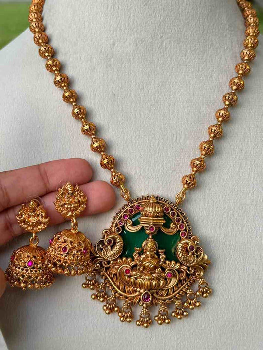 H0079 Lakshmi Middle Length enamel Haram