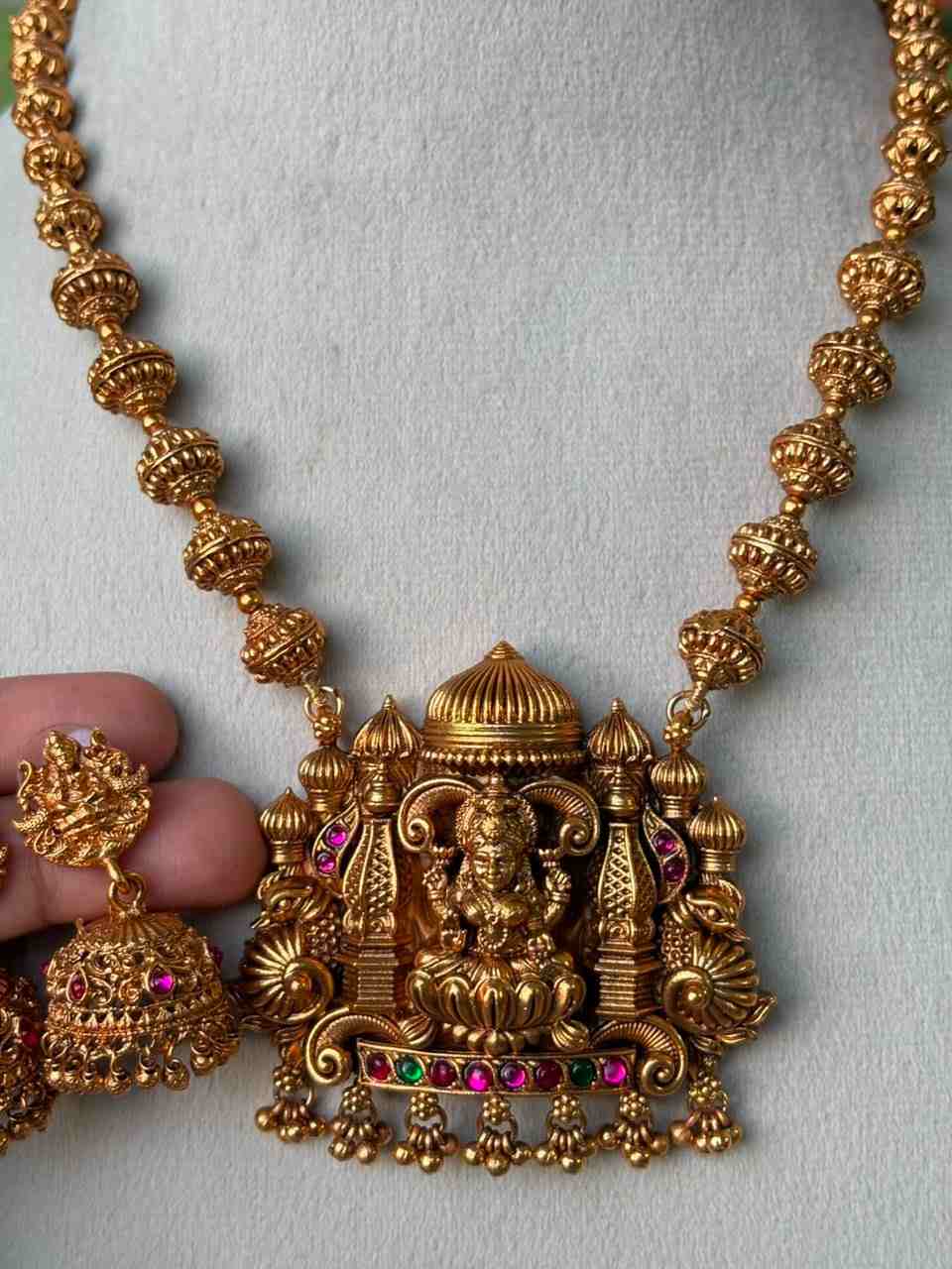 H0015 Chettinad Design Lakshmi Middle Length Haram