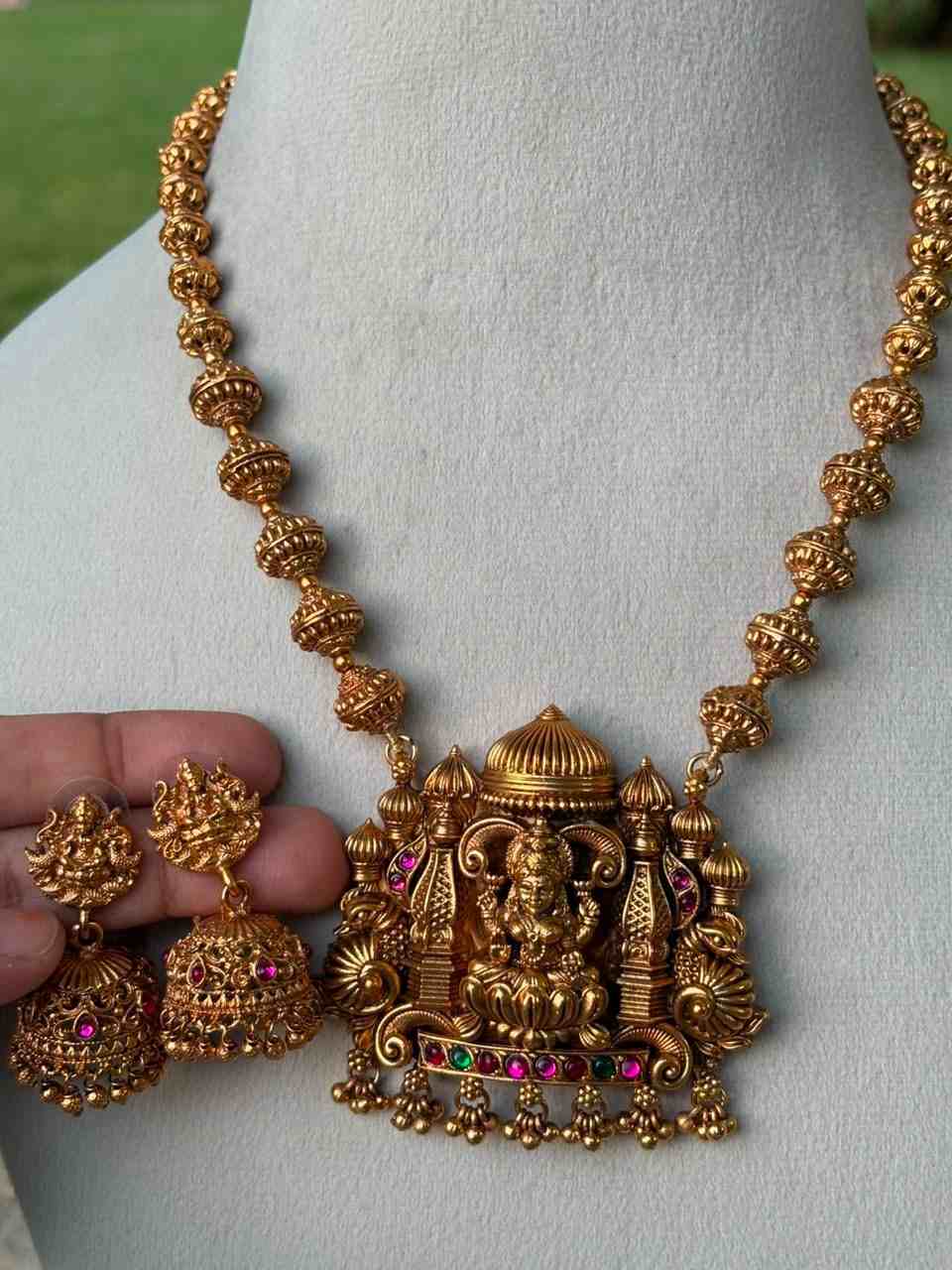 H0015 Chettinad Design Lakshmi Middle Length Haram