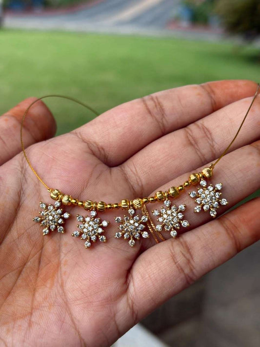 IN019 Flower Pendent Invisible chain