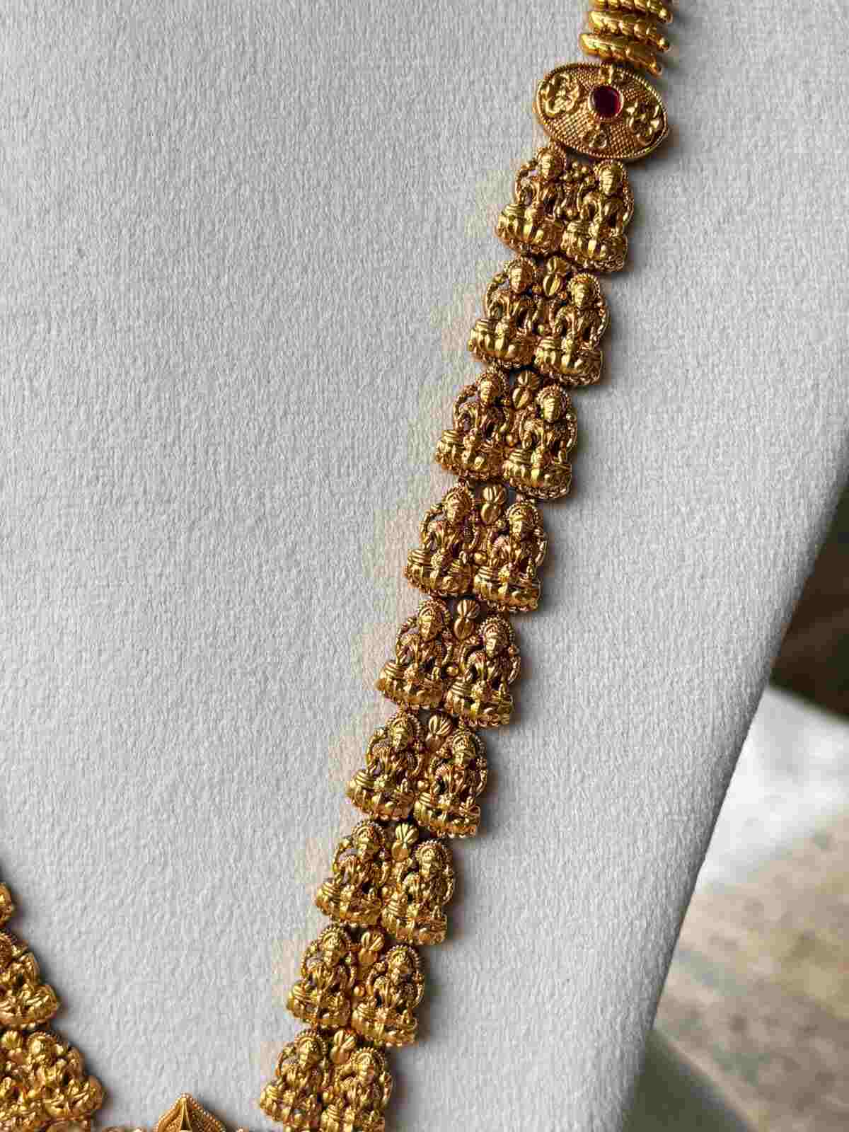 H0002 Temple Jewelery Lakshmi Haram