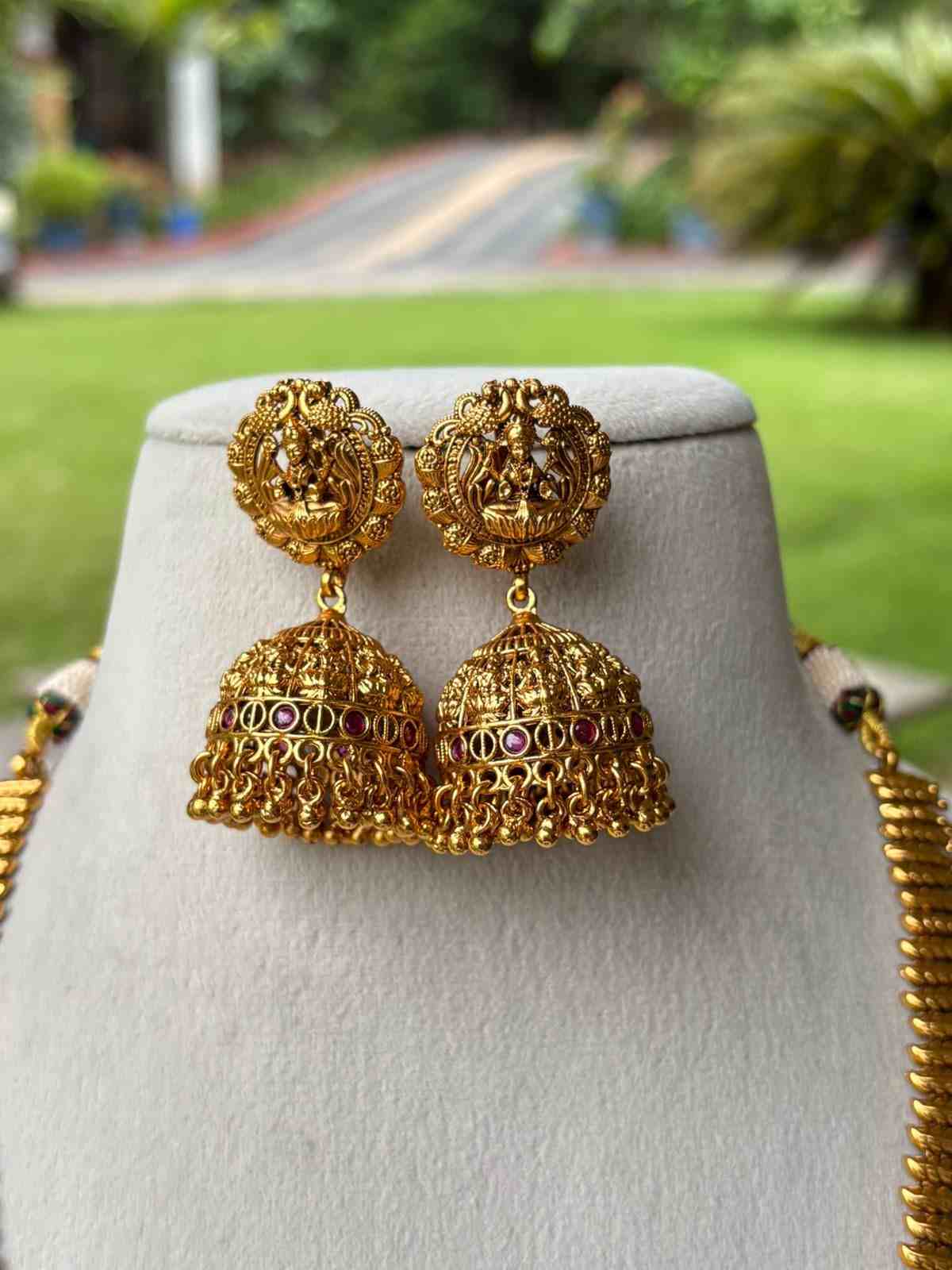 H0002 Temple Jewelery Lakshmi Haram