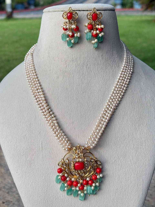H0031 Pearl Coral Beads Haram