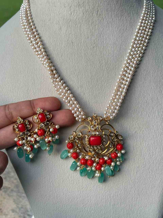 H0031 Pearl Coral Beads Haram