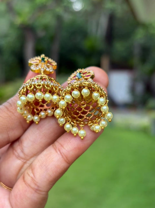 J0139 Ruby Kemp Small Jhumka