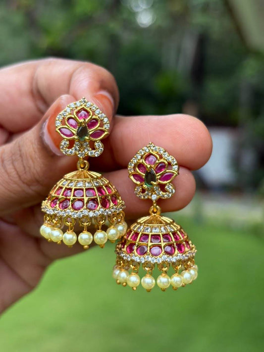 J0139 Ruby Kemp Small Jhumka