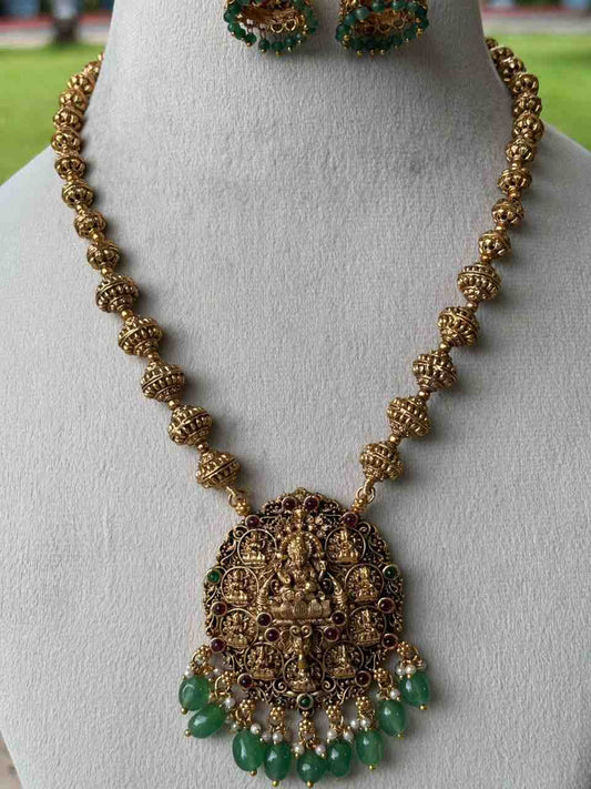 Ashta Lakshmi Pendent haram H0038