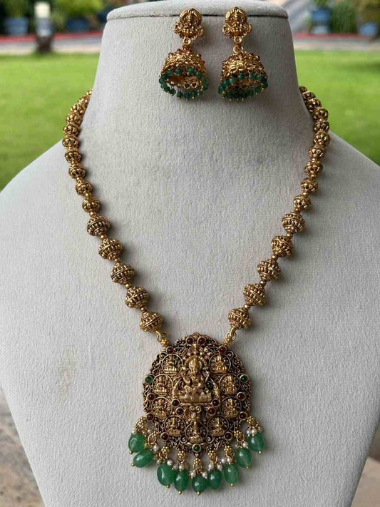 Ashta Lakshmi Pendent haram H0038