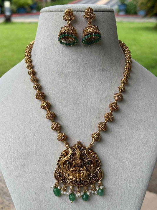 H0036 Chettinad Haram Lakshmi Pendent
