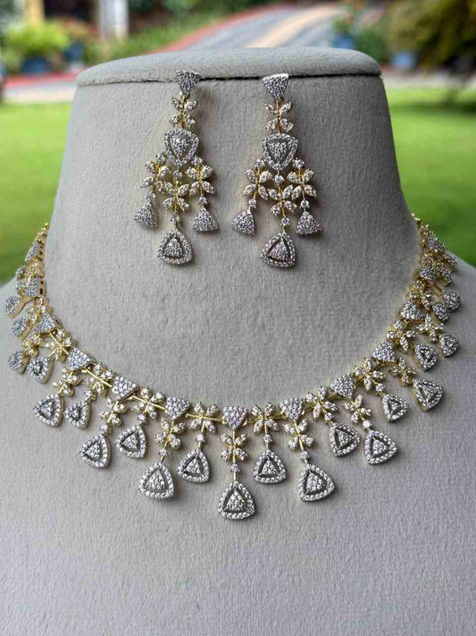 N0041 GJ Polish Diamond Necklace