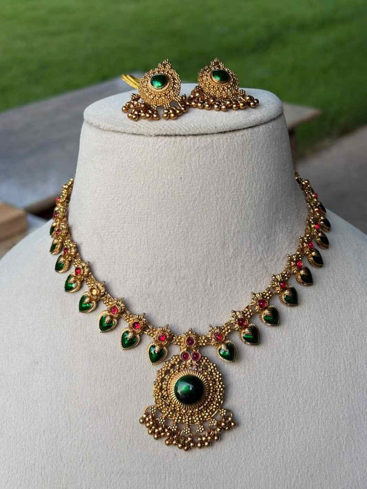 N0135 Matte Finish Palaka Necklace