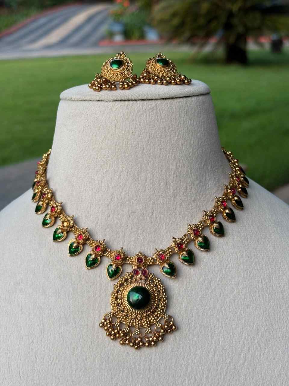 N0135 Matte Finish Palaka Necklace