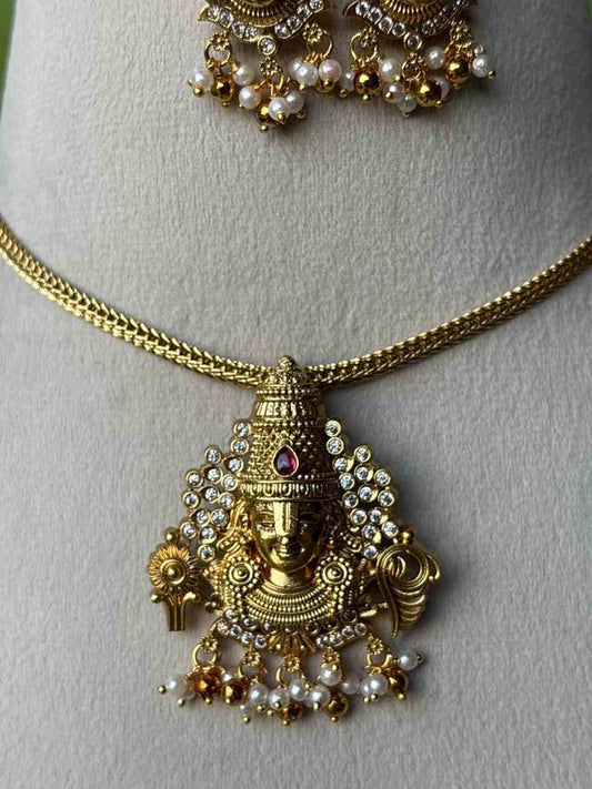 N0136 Perumal Pendent Necklace