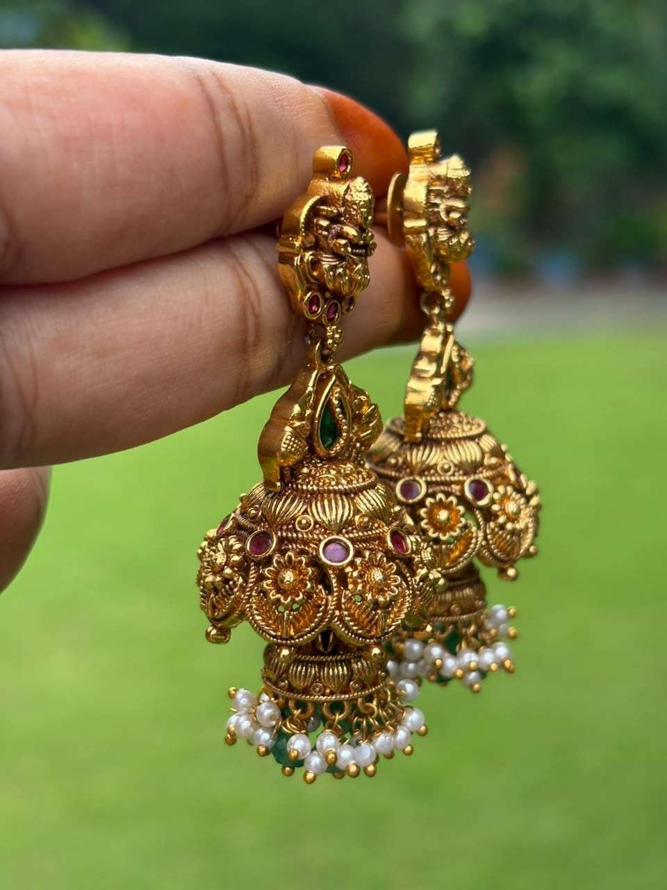 J0060 Layer Bridal Jhumka