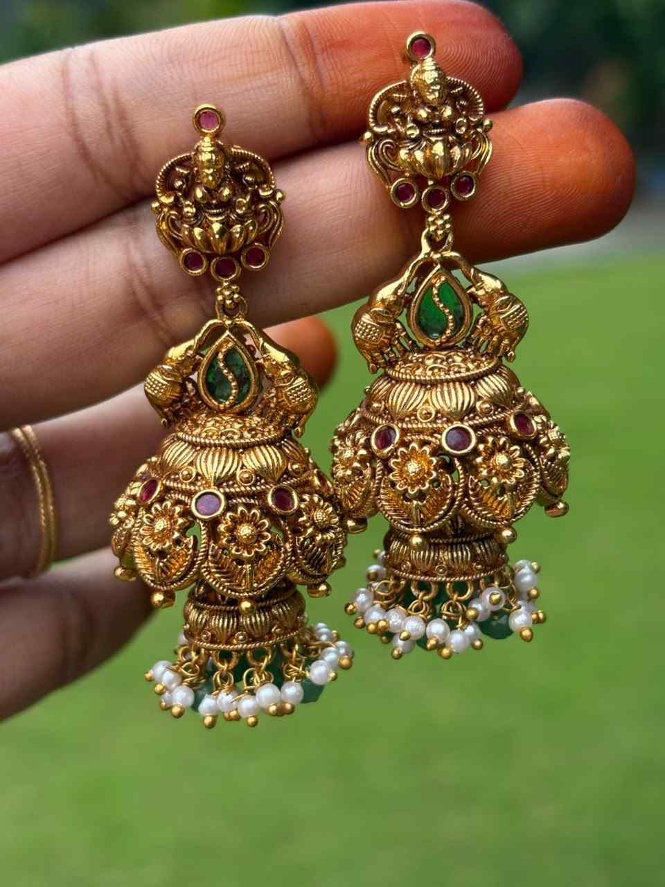J0060 Layer Bridal Jhumka