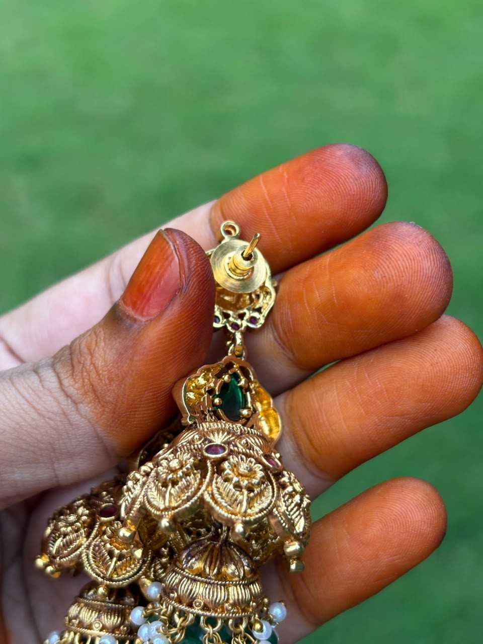 J0060 Layer Bridal Jhumka