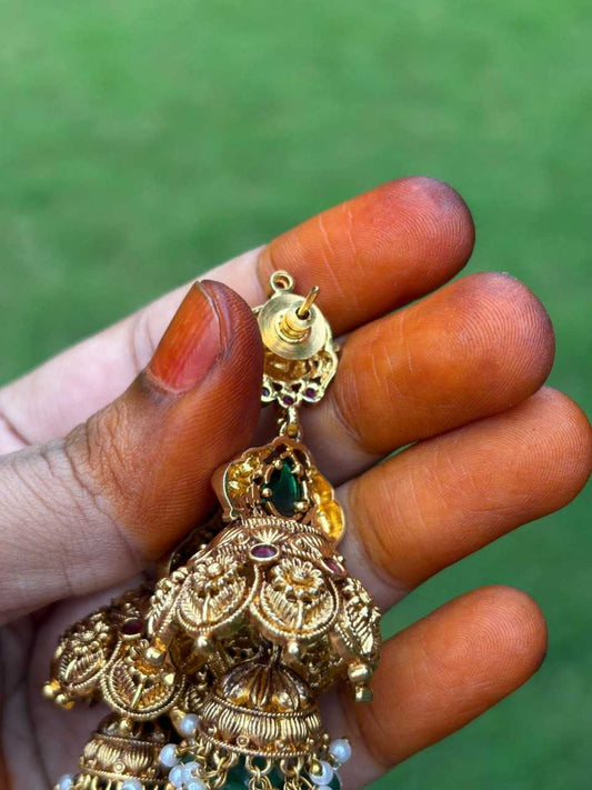 J0060 Layer Bridal Jhumka