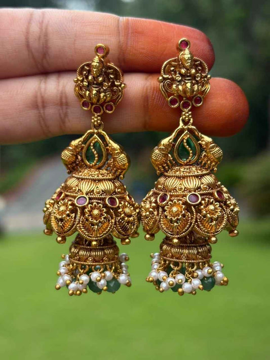 J0060 Layer Bridal Jhumka