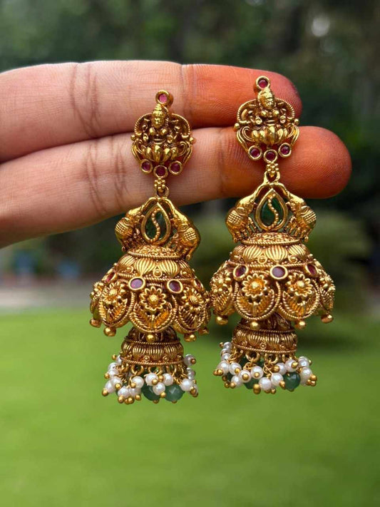 J0060 Layer Bridal Jhumka