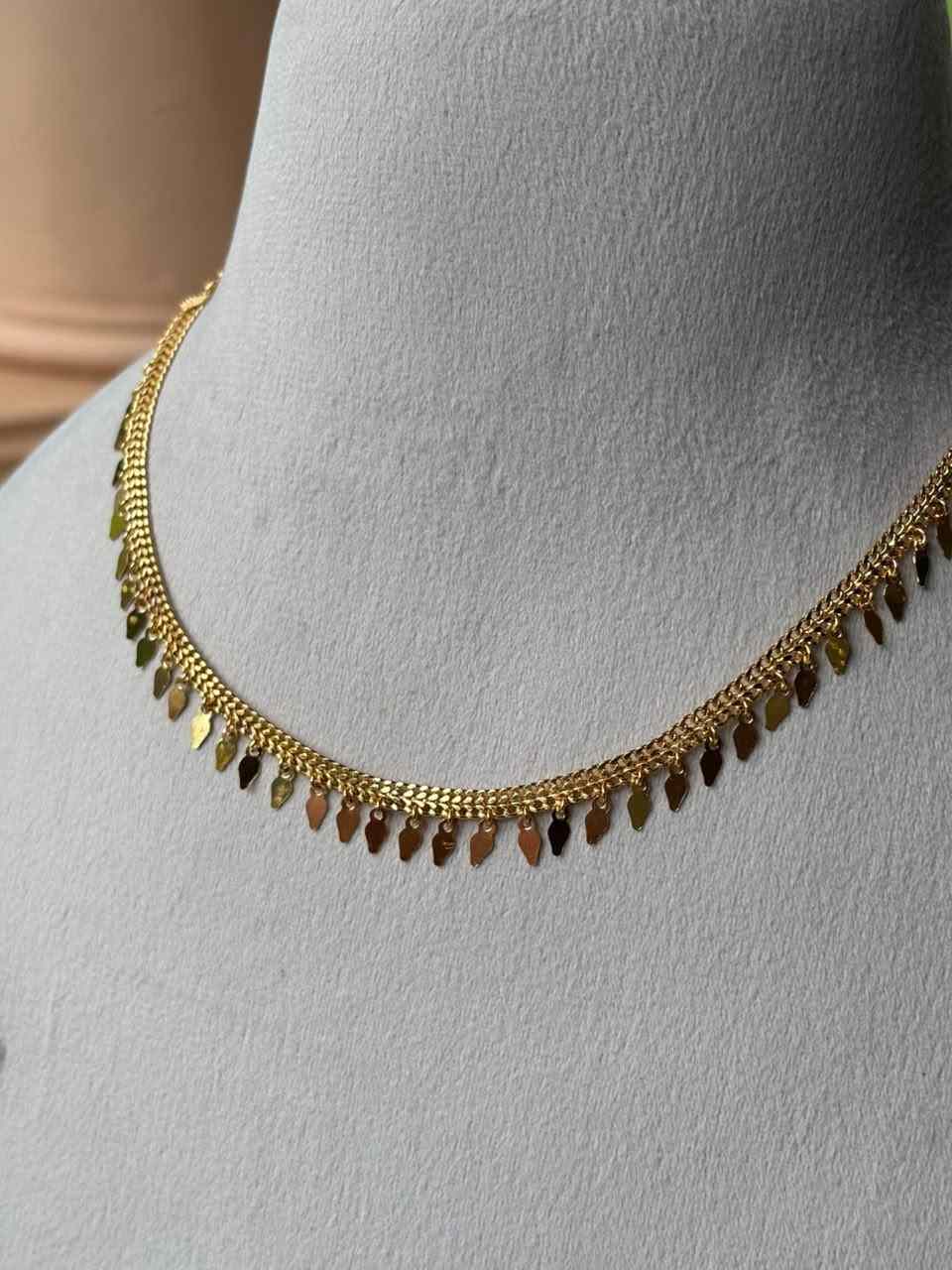 N0267 Single Line elakka thali Necklace no earrings