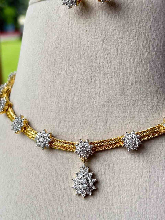 N0125 Diamond Gap Necklace