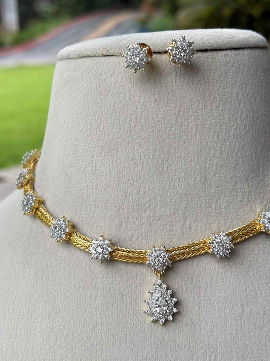 N0125 Diamond Gap Necklace