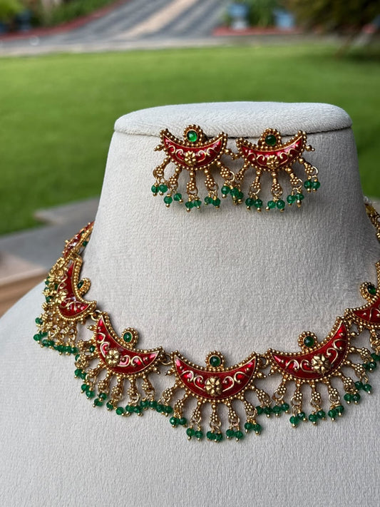 N0251 Meenakari Necklace