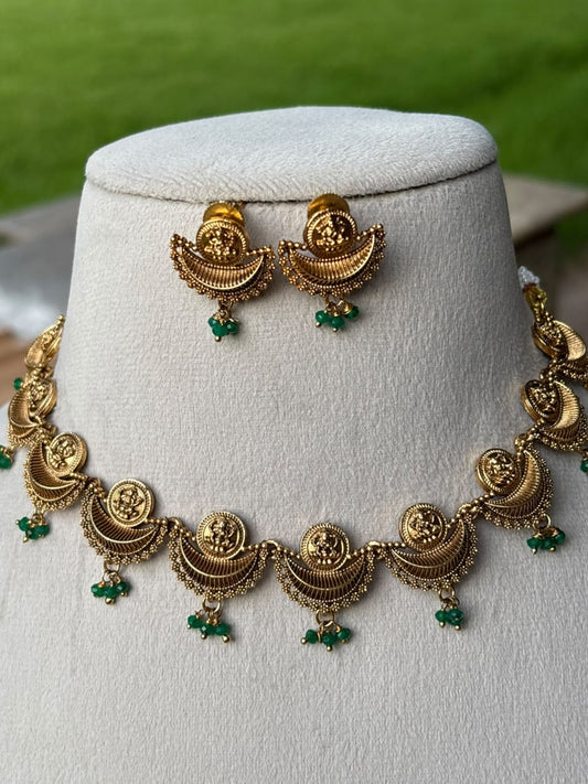 N0250 Lakshmi Necklace Matte